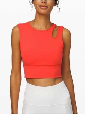 Lululemon Mastered Motion Cropped
TankThermal Red